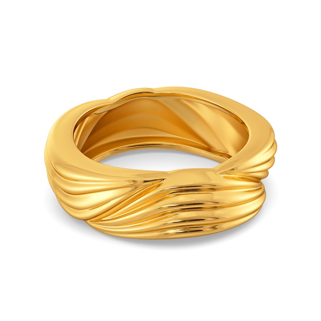 Lantern Language Gold Rings alternate view 3
