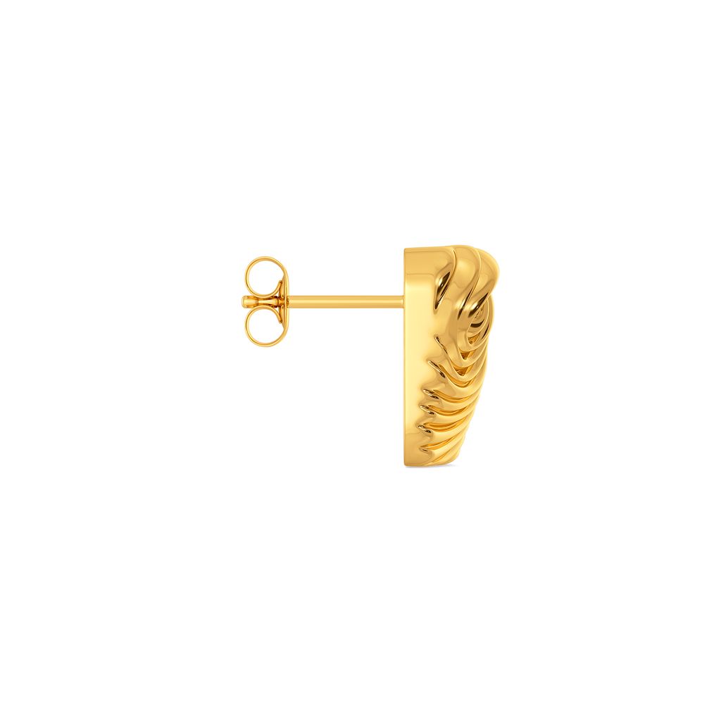 Volume Versions Gold Earrings