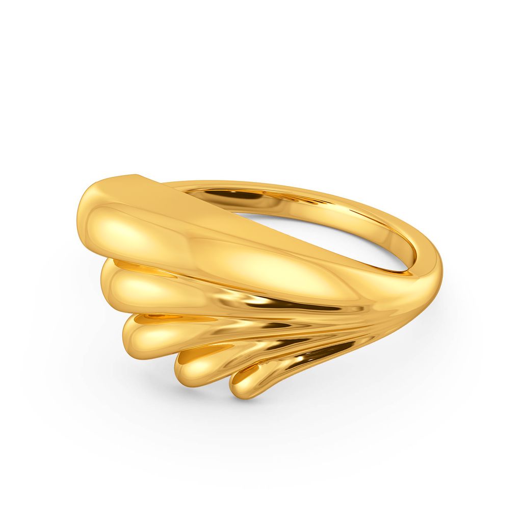 Wings of Puff Gold Rings alternate view 3