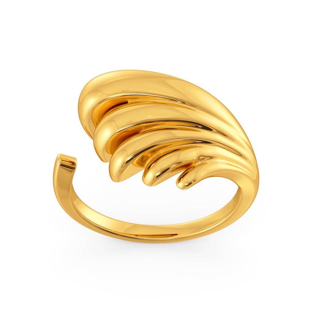 Wings of Puff Gold Rings alternate view 2