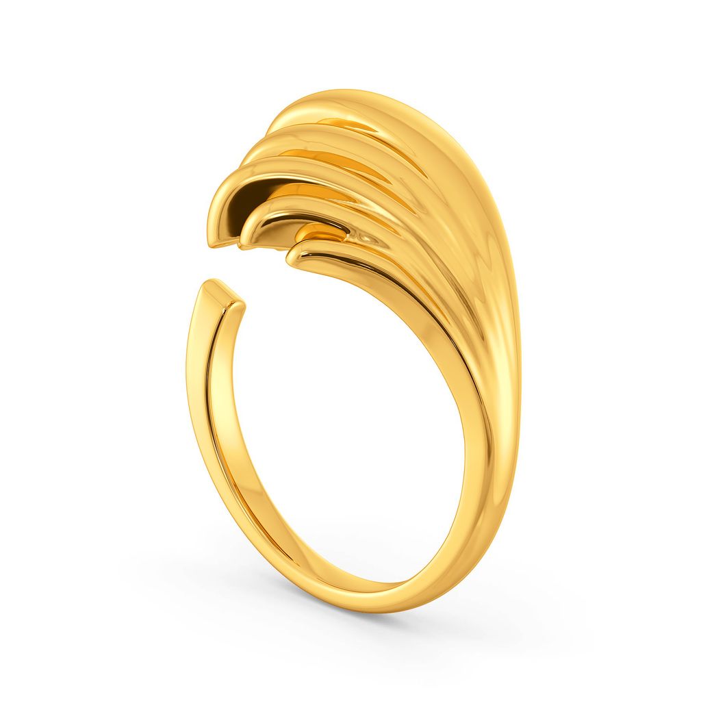 Wings of Puff Gold Rings image