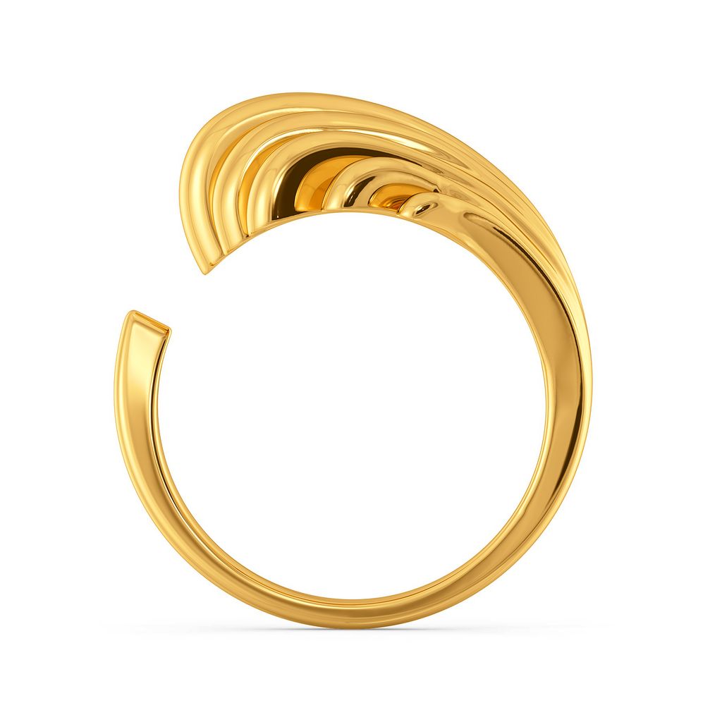 Wings of Puff Gold Rings image