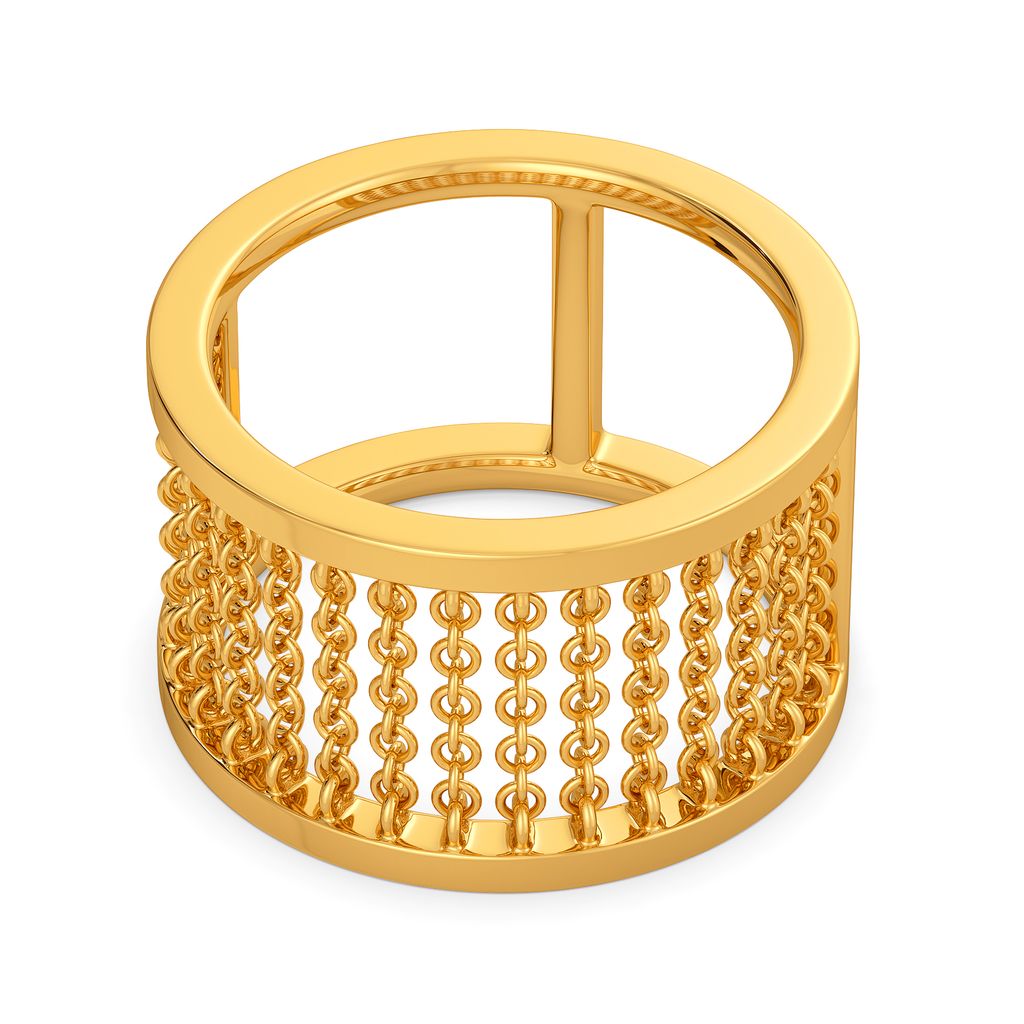 My Kinda Fringe Gold Rings alternate view 3
