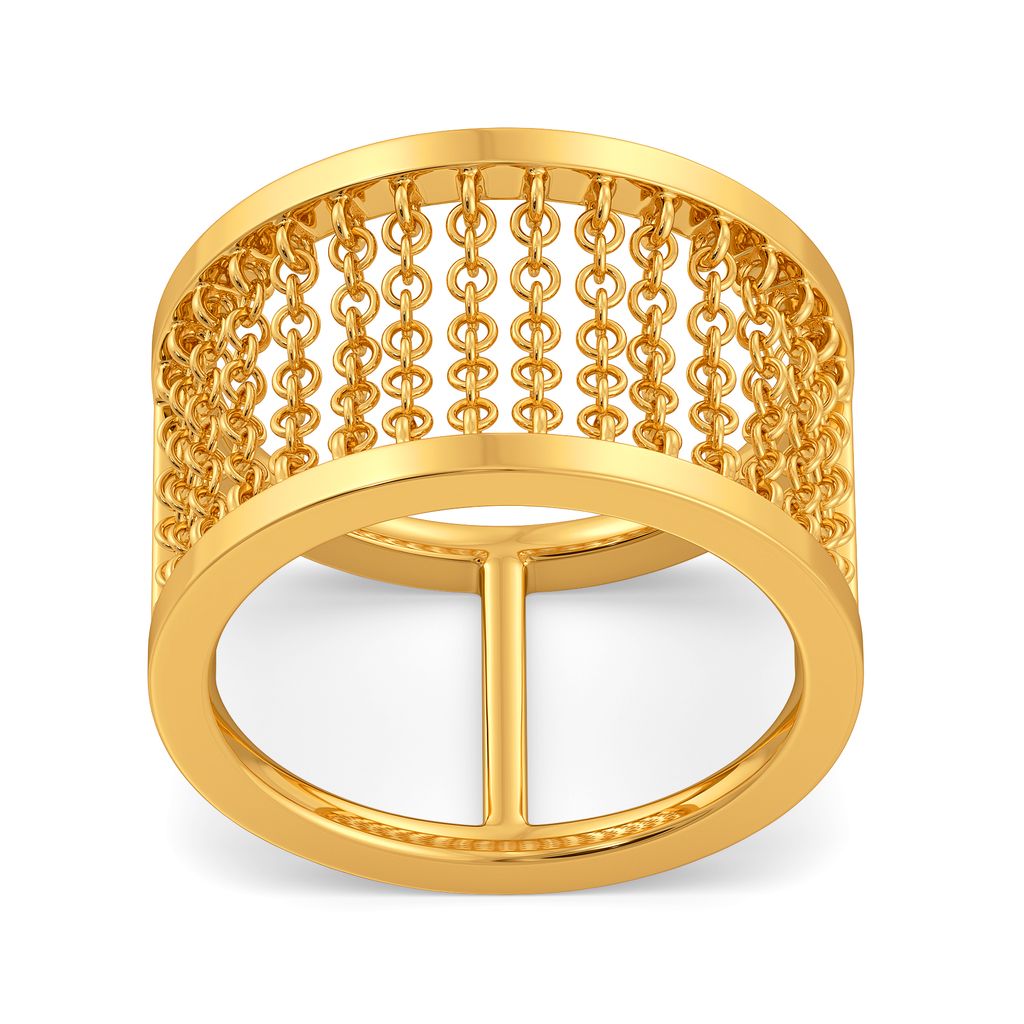 My Kinda Fringe Gold Rings alternate view 2