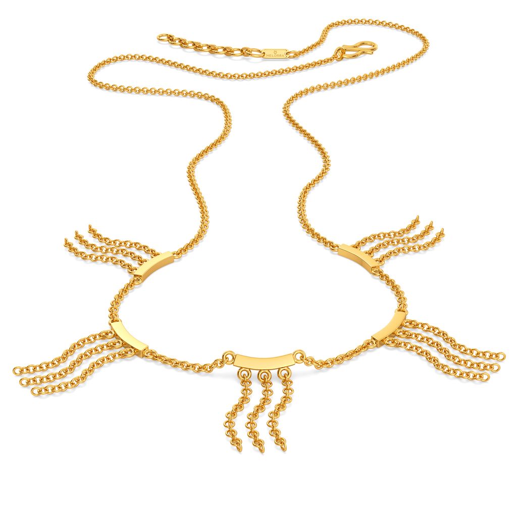 My Kinda Fringe Gold Necklaces
