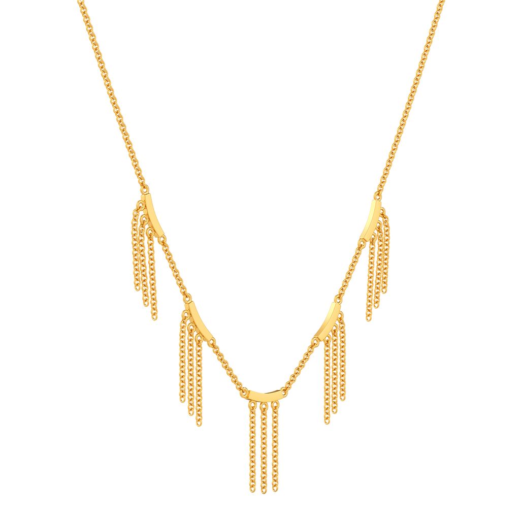 My Kinda Fringe Gold Necklaces