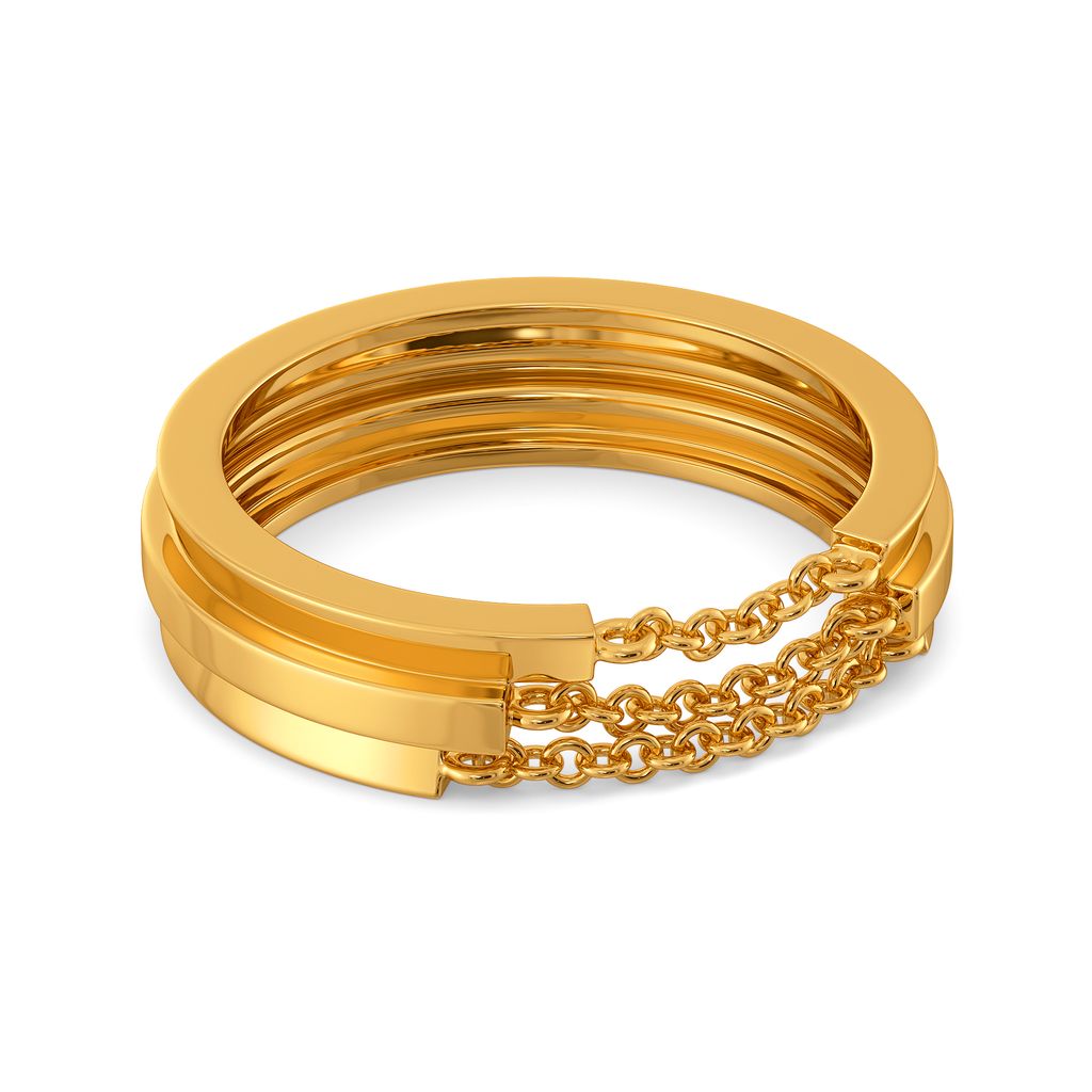 Fringe O Fashion Gold Rings alternate view 3