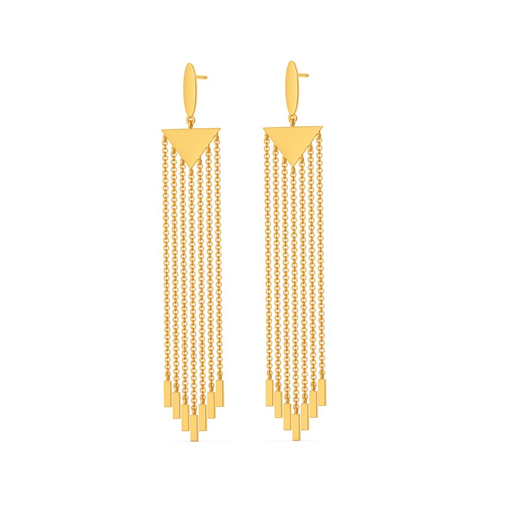 OTT Fringe Gold Earrings