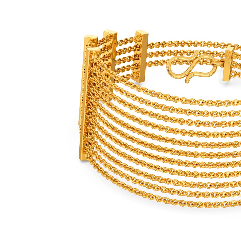Fringe It Up Gold Bracelets