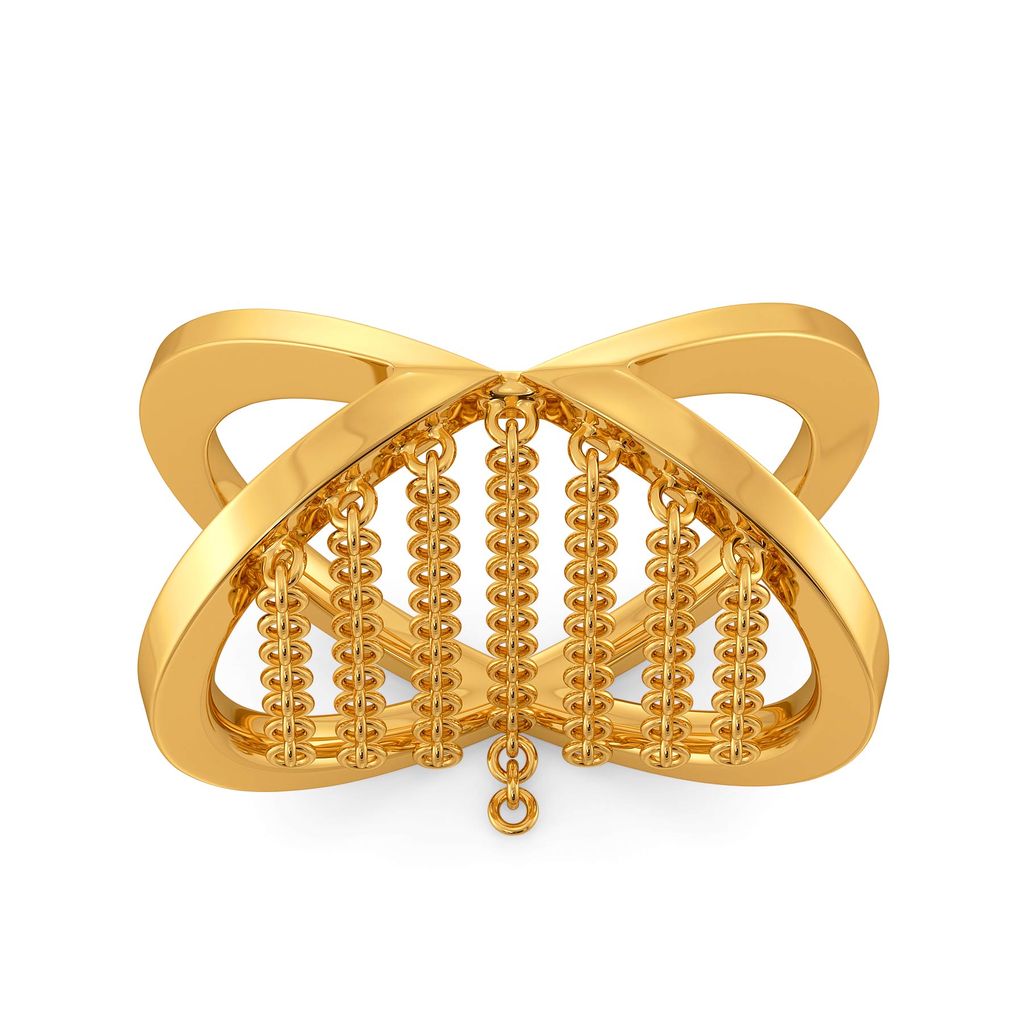 Fringe It Up Gold Rings alternate view 3