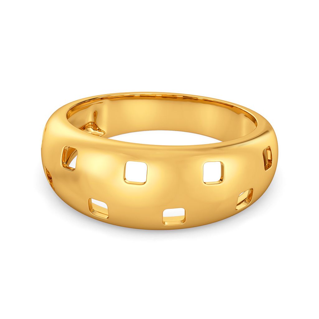 Daring Mutiny Gold Rings alternate view 3