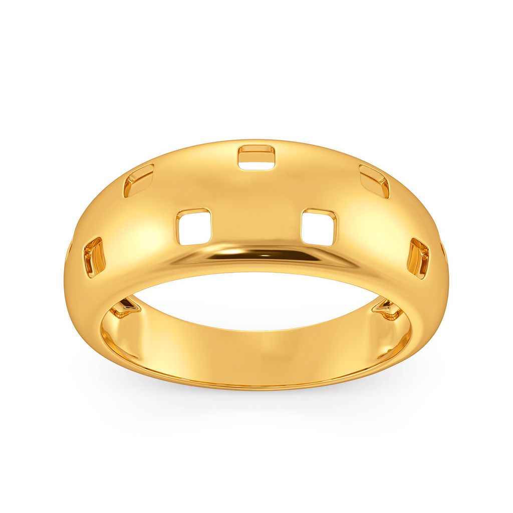 Daring Mutiny Gold Rings alternate view 2