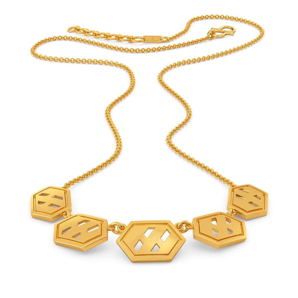 Iconic Humour Gold Necklaces