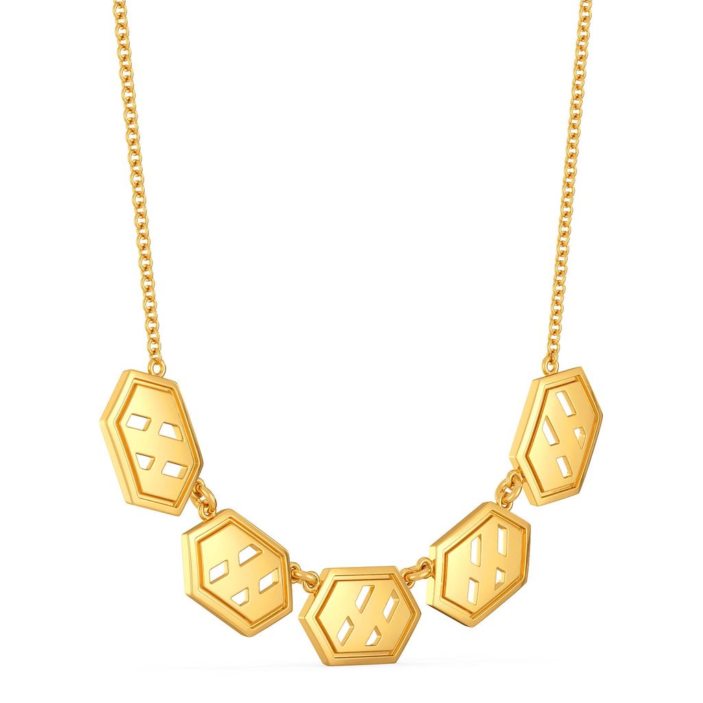 Iconic Humour Gold Necklaces