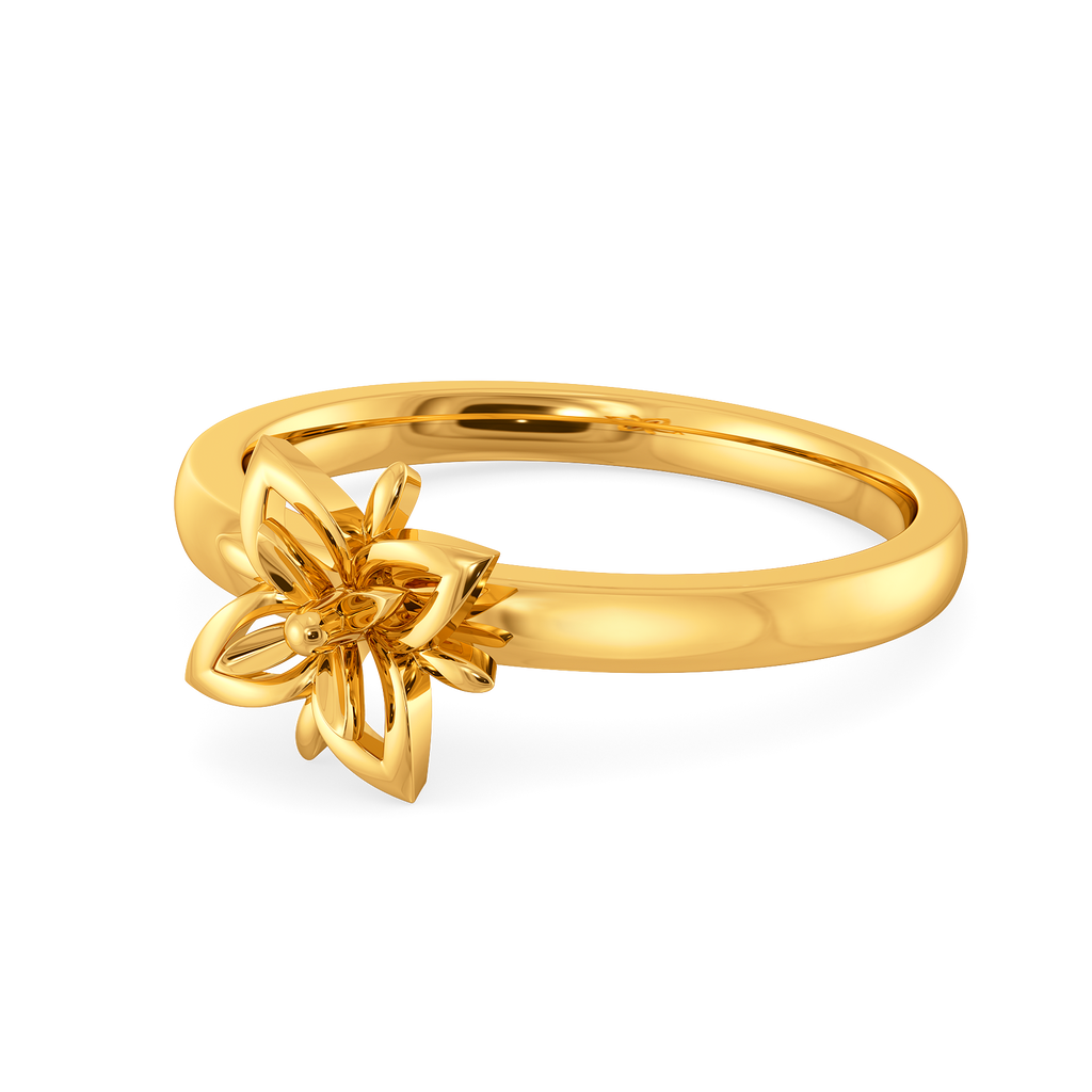 Style in Every Petal Gold Rings alternate view 2