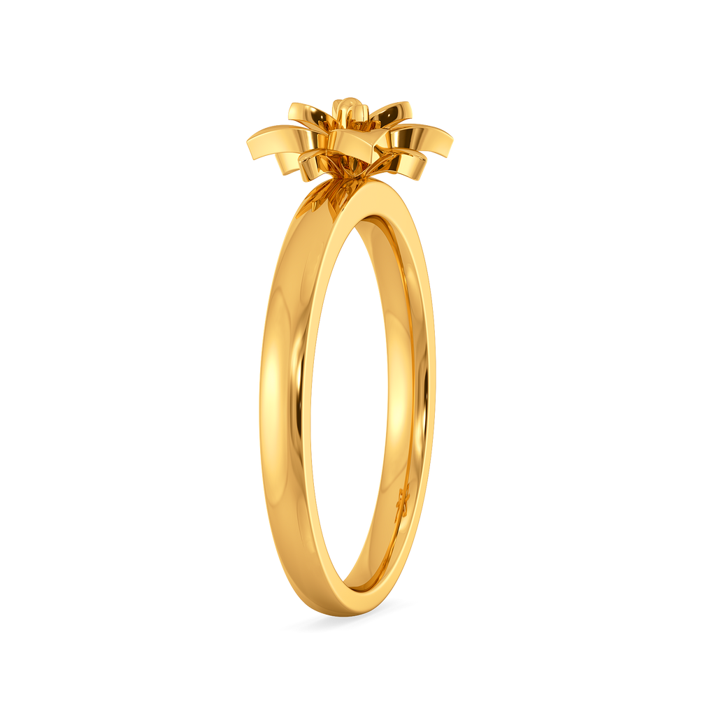 Style in Every Petal Gold Rings image