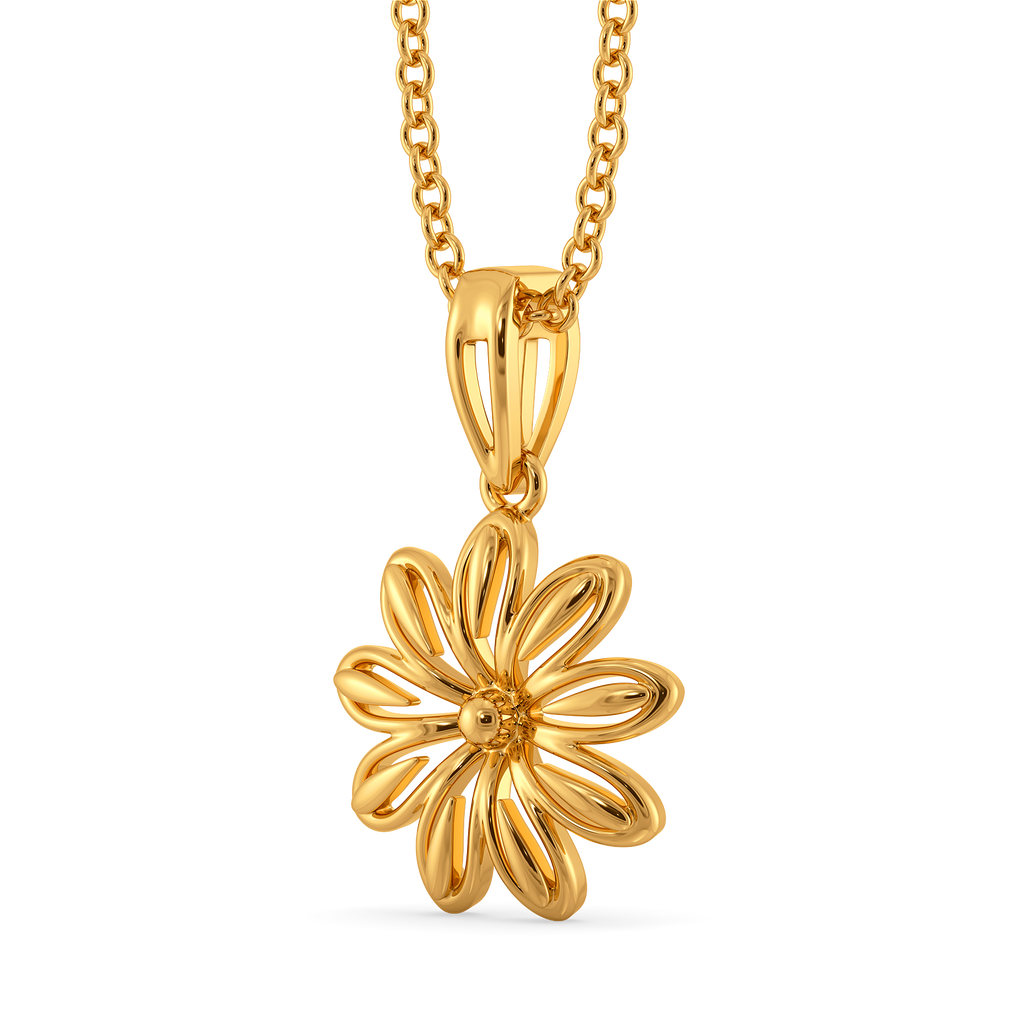Style in Every Petal Gold Pendants