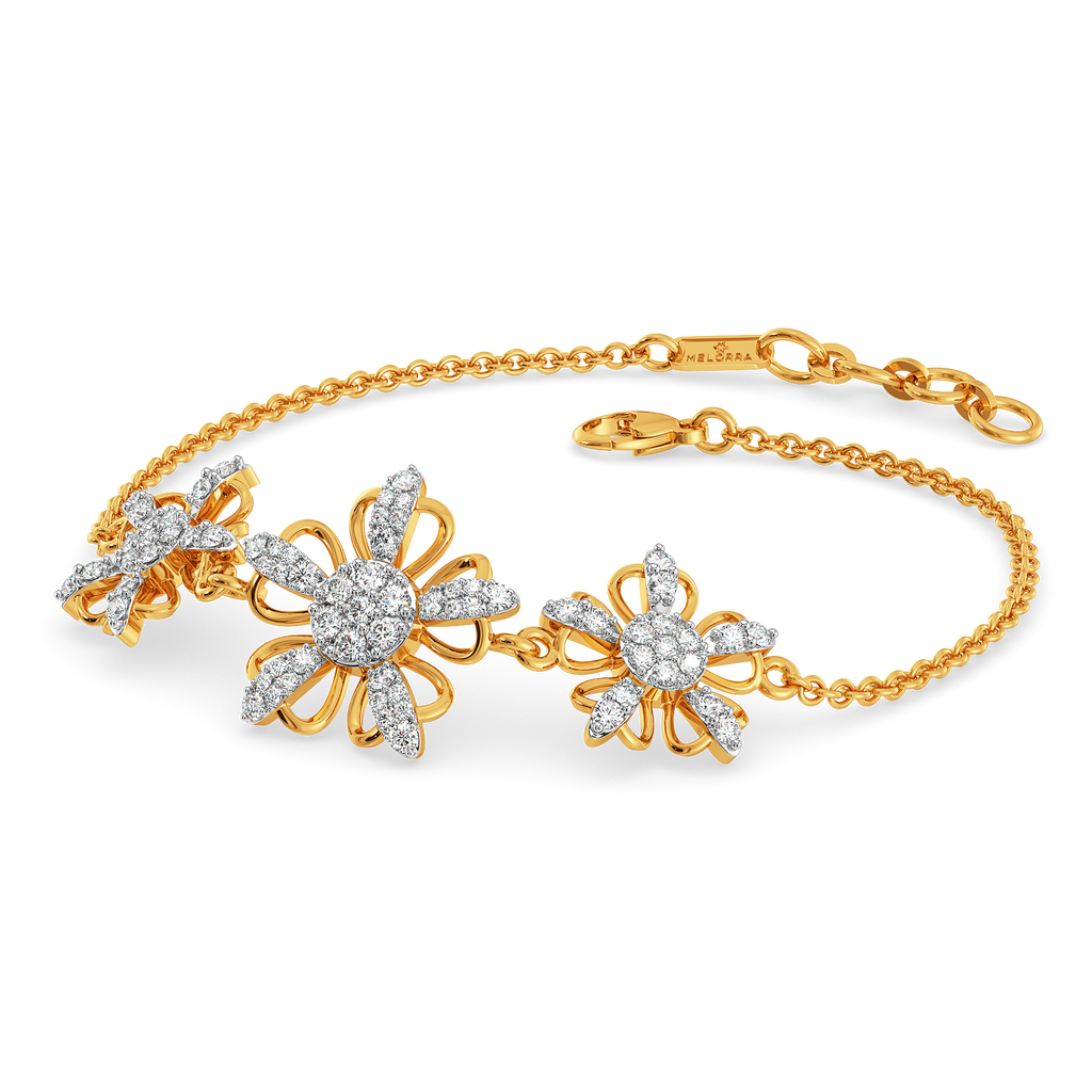 Feeling Floral and Fabulous Diamond Bracelets