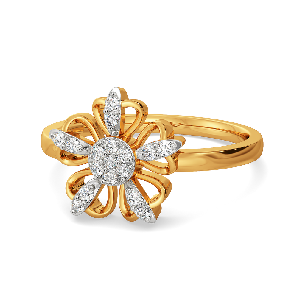 Feeling Floral and Fabulous Diamond Rings alternate view 2