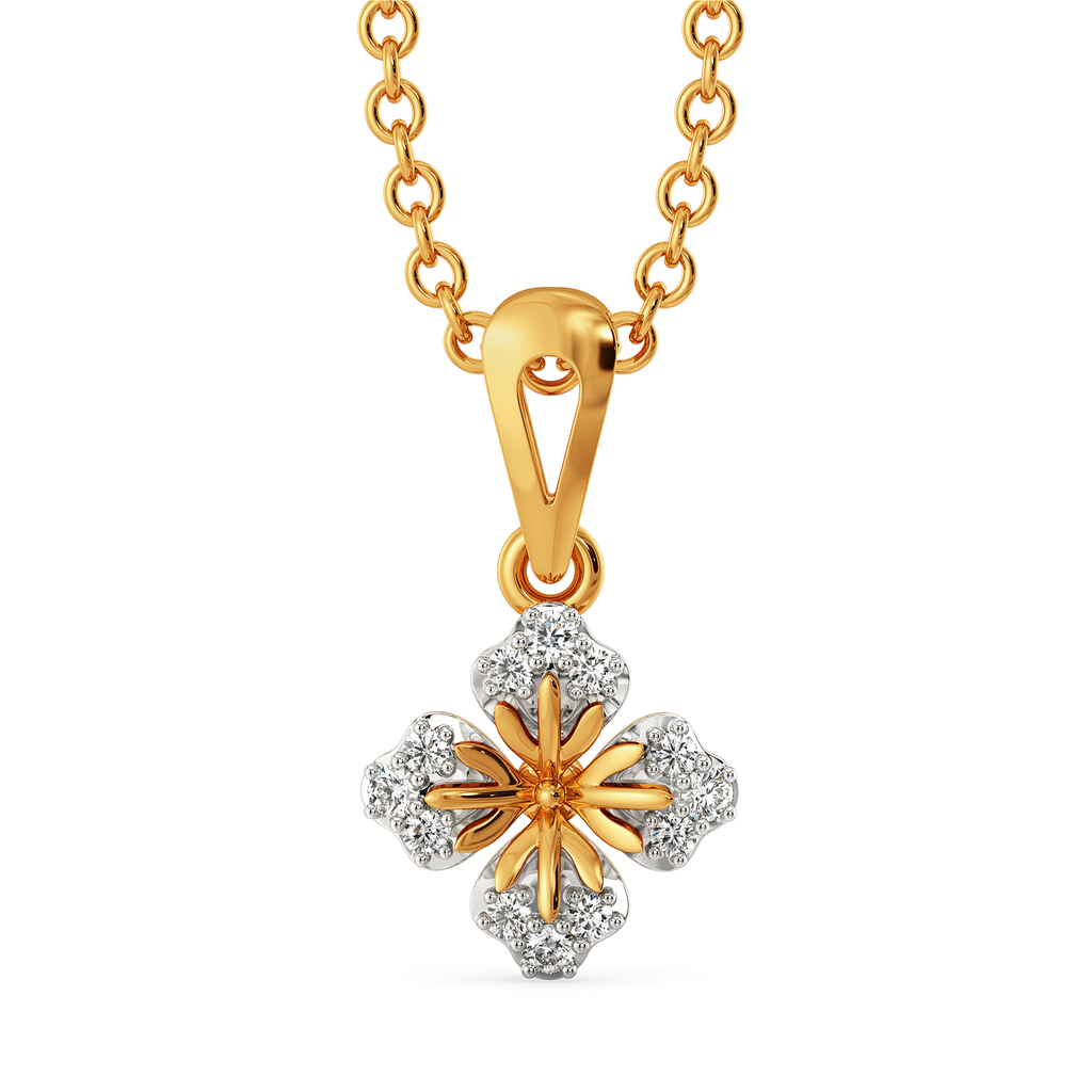 Feeling Floral and Fabulous Diamond Pendants
