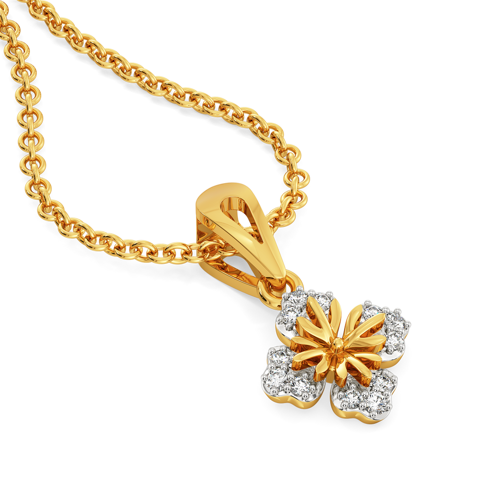 Feeling Floral and Fabulous Diamond Pendants