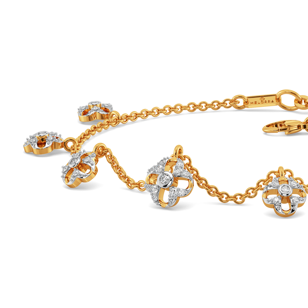 Floral Dreams Diamond Bracelets