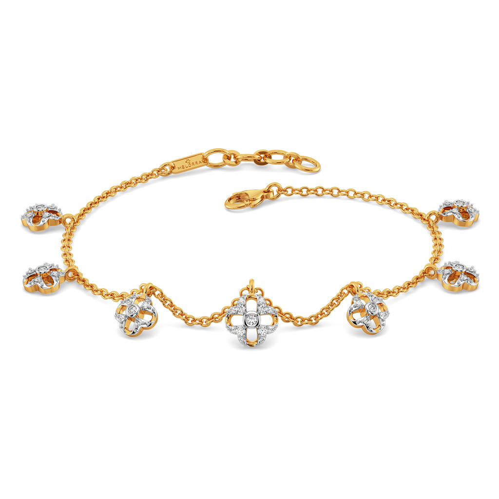 Floral Dreams Diamond Bracelets