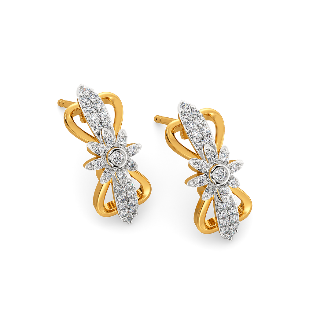 Floral Dreams Diamond Earrings