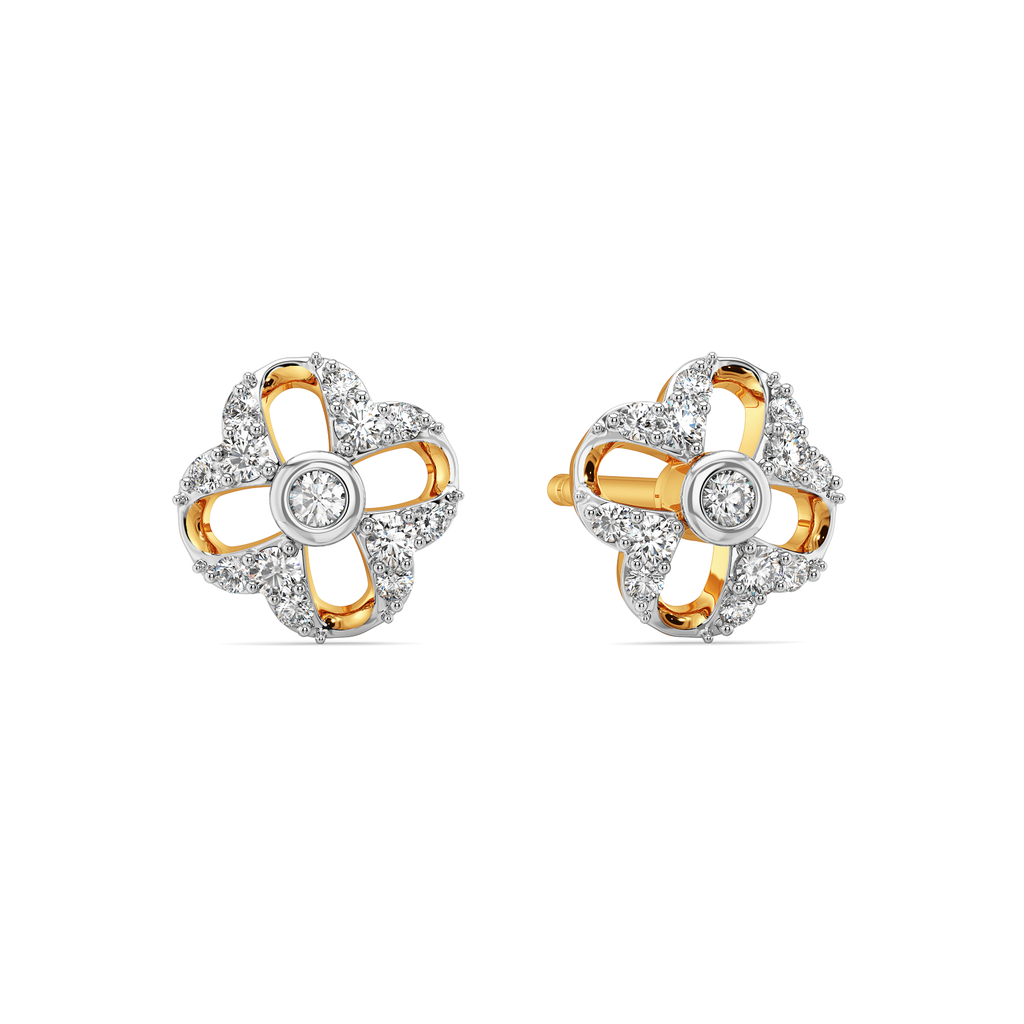 Floral Dreams Diamond Earrings