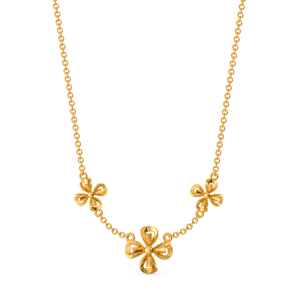 Golden Bloom Gold Necklaces