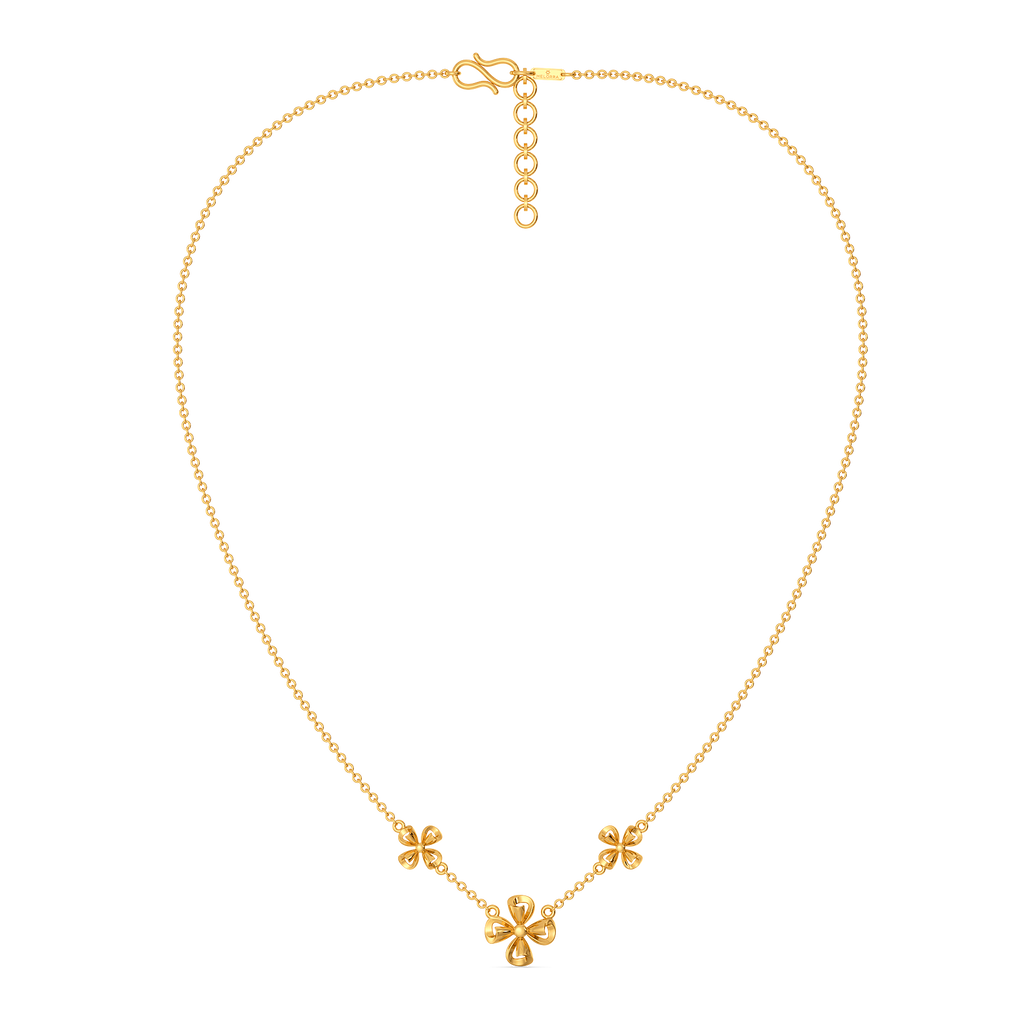 Golden Bloom Gold Necklaces