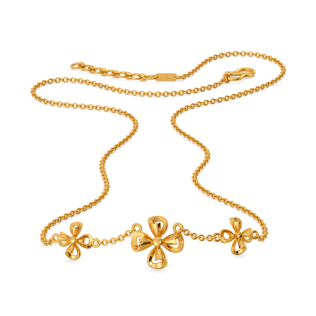 Golden Bloom Gold Necklaces