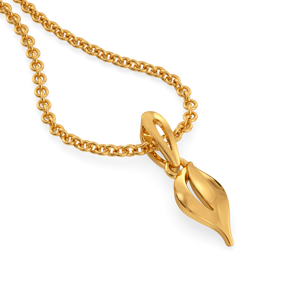 Golden Bloom Gold Pendants