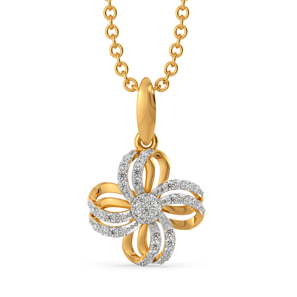 Floral Paradise Diamond Pendants