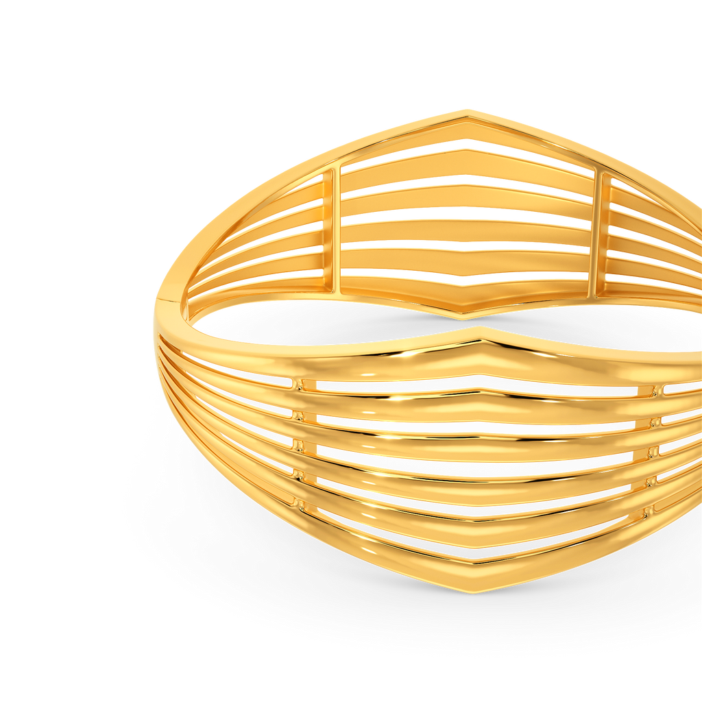Long Fin Gold Bangles