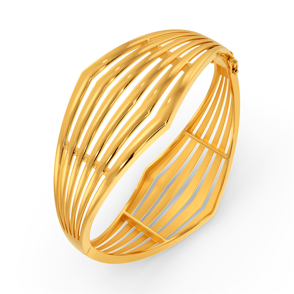 Long Fin Gold Bangles
