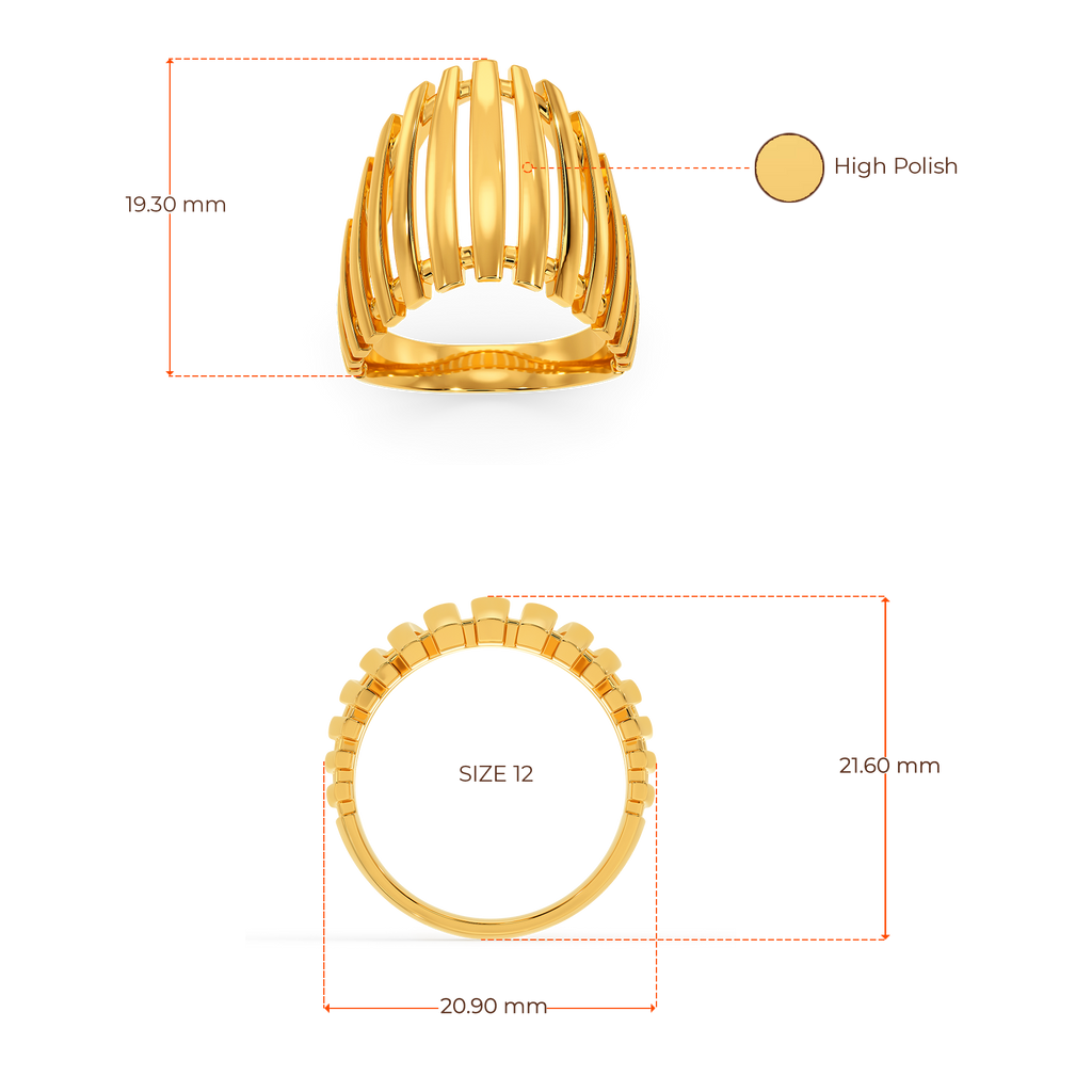 Stretch out Gold Rings image