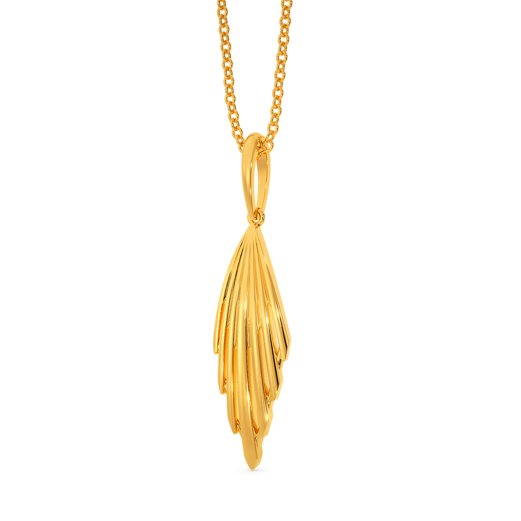 Trail Down Gold Pendants