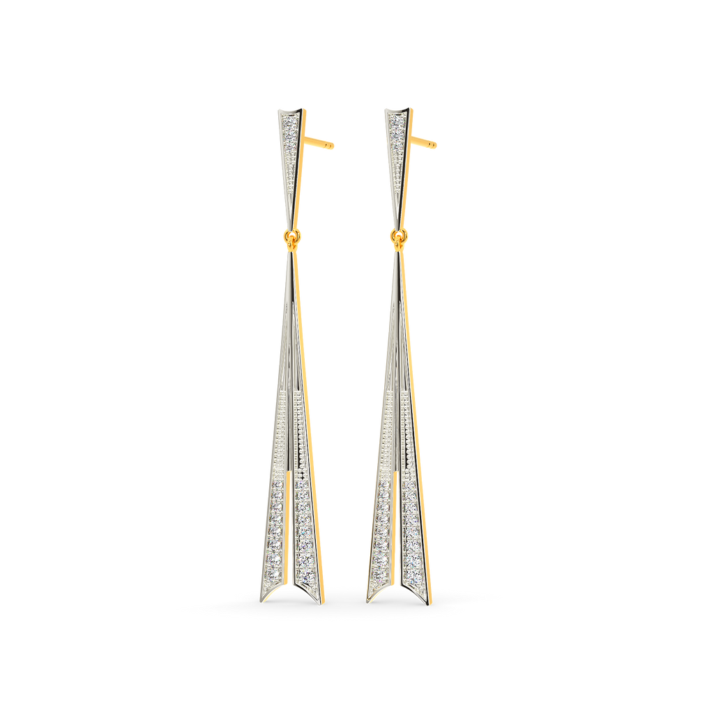 Sweep Me Off Diamond Earrings