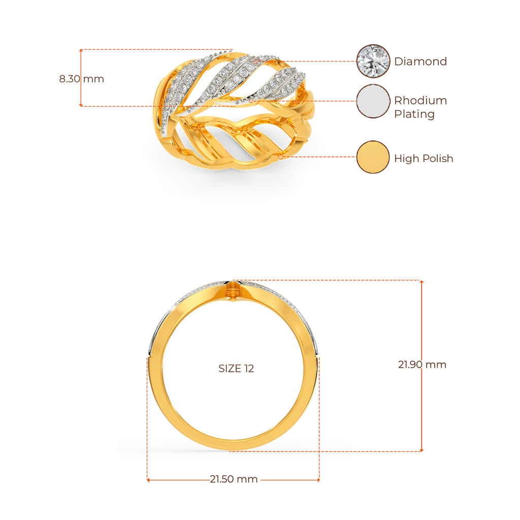 Mixed N Flowed Diamond Rings image