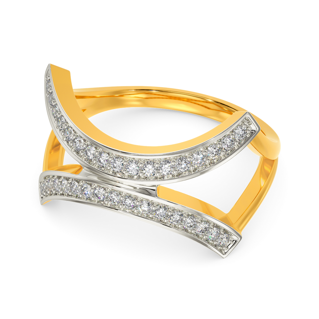 Flow Trail Diamond Rings alternate view 2