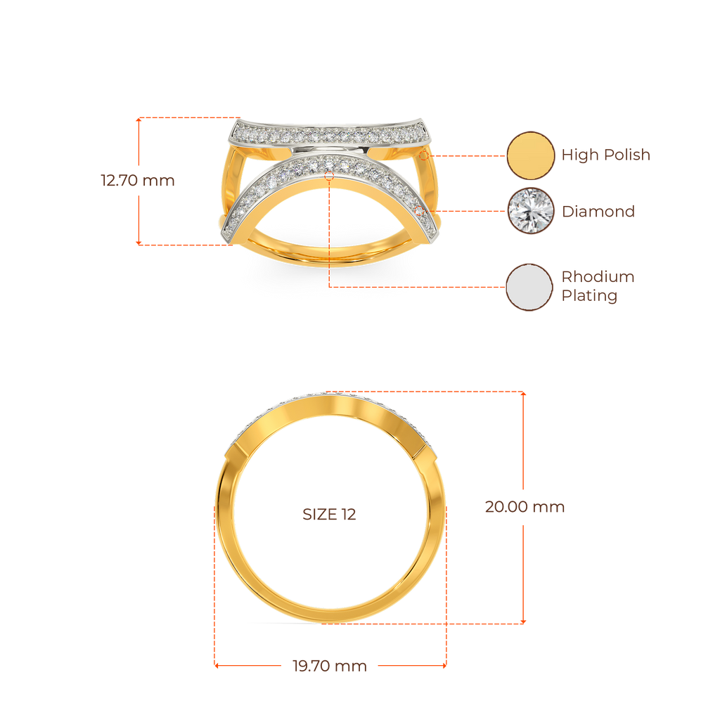 Flow Trail Diamond Rings image