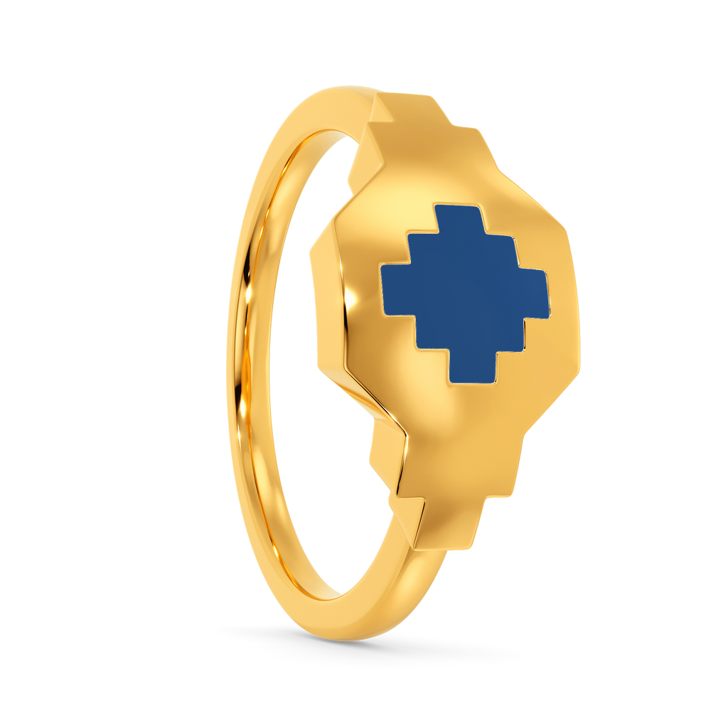 Denim Jazz Gold Rings image