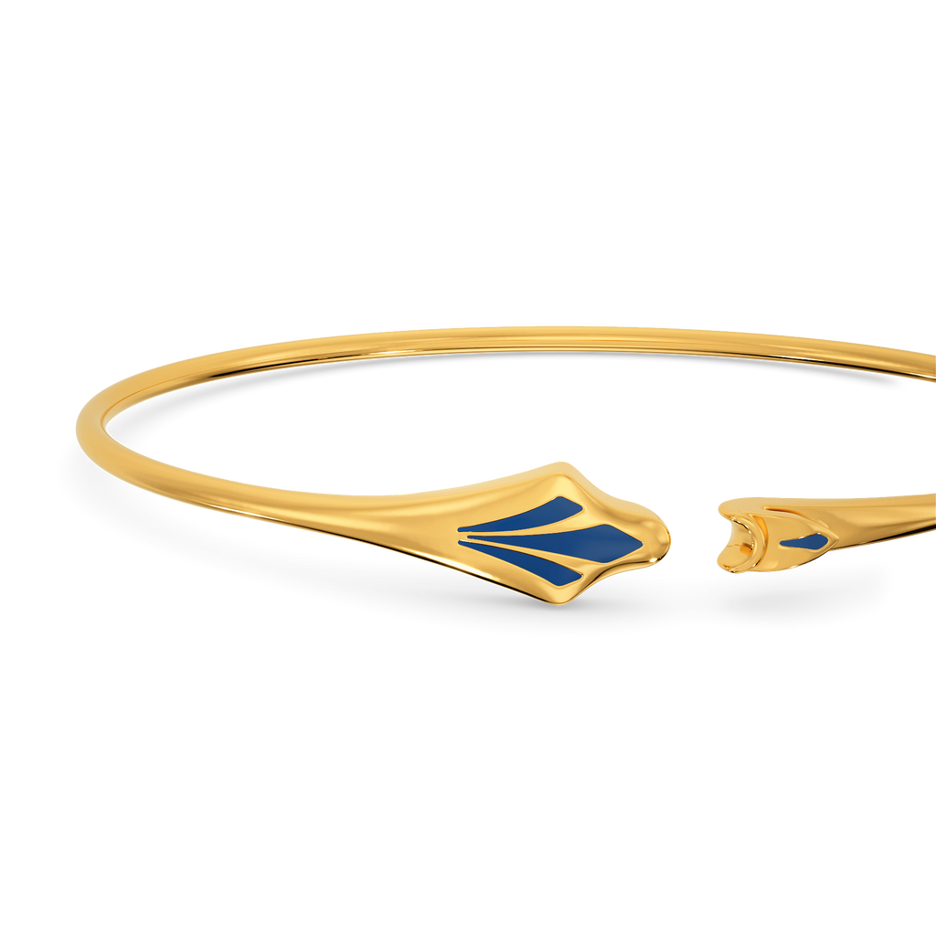 Crazy About Art Gold Bangles
