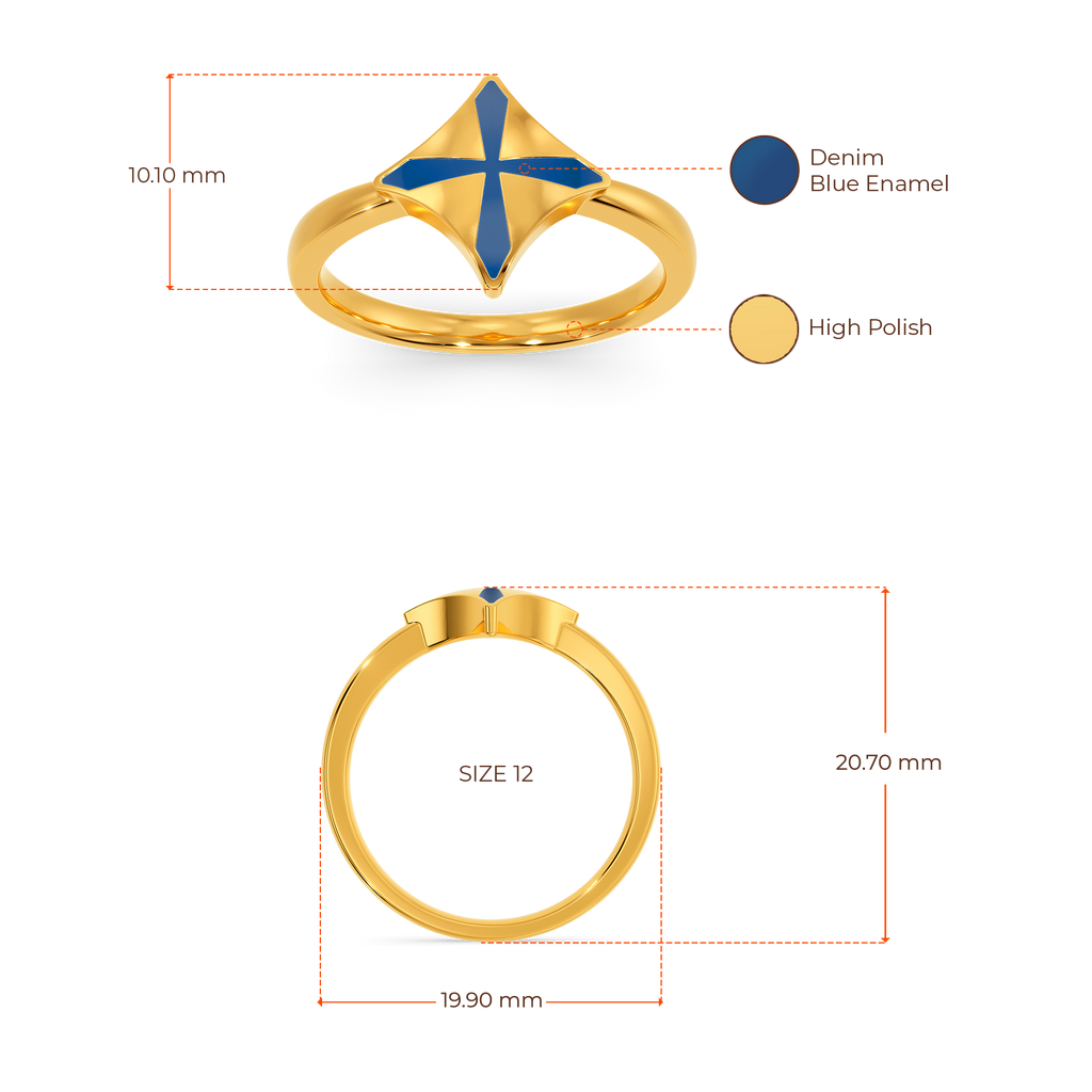 Artsy Affair Gold Rings image