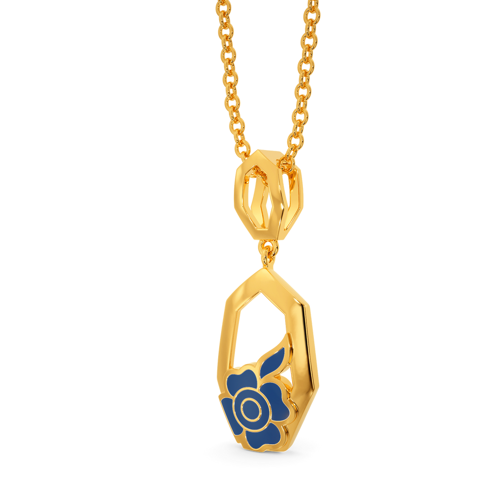 Express In Embellished Gold Pendants
