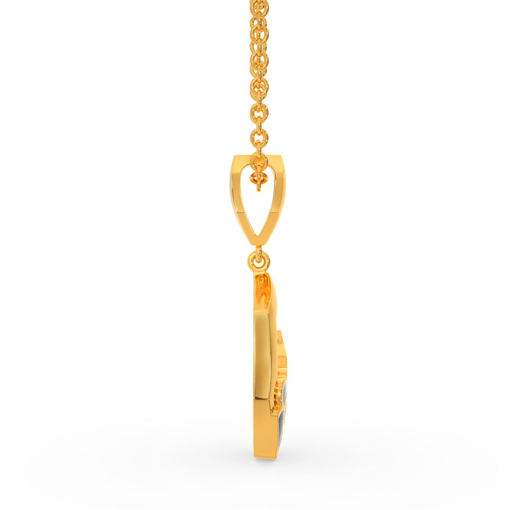 Express In Embellished Gold Pendants