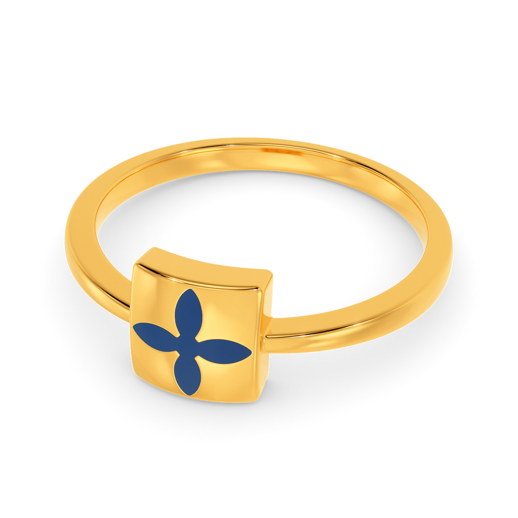 Depth Of Glimmer Gold Rings alternate view 2