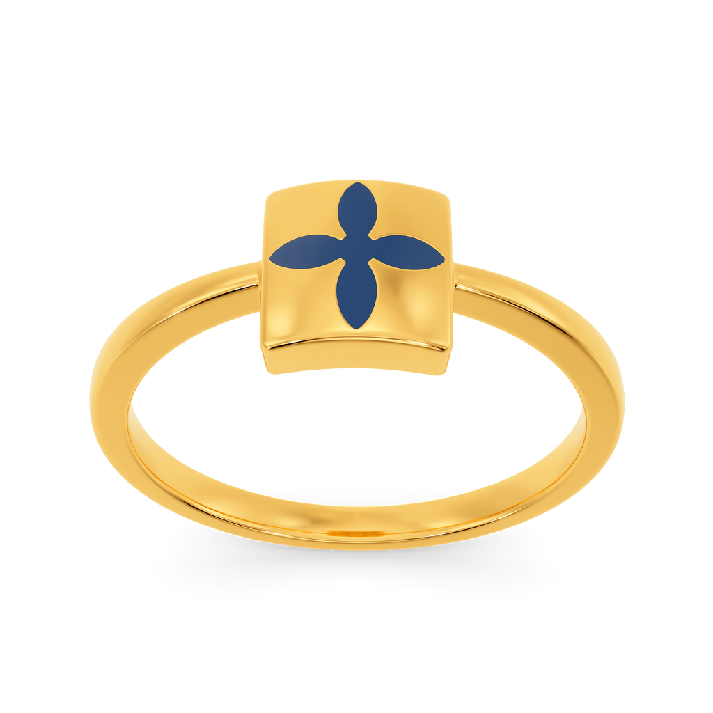 Depth Of Glimmer Gold Rings alternate view 3