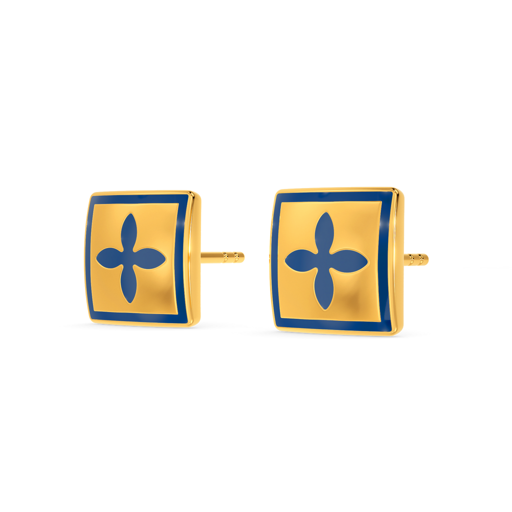 Depth Of Glimmer Gold Earrings